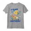 SpongeBob SquarePants It's My 4th Birthday Group Shot Maglietta - Official Apparel by Viacom - Ideal Gift for 4-Year-Old - Licensed Merchandise