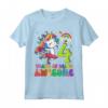 It's My 4th Birthday Girl Princess Unicorn Maglietta - Cute Gift for 4 Year Old - Perfect for Unicorn Themed Party!