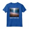I Want To Believe UFO OVNIS Alien Cool e Divertente T-shirt 2017 - Ideale per Cacciatori di UFO e Appassionati di Fantascienza
