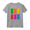 Gummy Bears T-shirt per Adulti e Giovani - Maglietta Dolce con Orsi Gommosi - Ideale per un Regalo Divertente