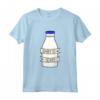 Dairy is Scary Vegan/Lattosio Intollerante T-shirt Maglietta - Il Latte è Spaventoso - Perfetta per Vegani e Intolleranti al Lattosio