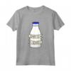 Dairy is Scary Vegan/Lattosio Intollerante T-shirt Maglietta - Il Latte è Spaventoso - Perfetta per Vegani e Intolleranti al Lattosio