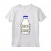 Dairy is Scary Vegan/Lattosio Intollerante T-shirt Maglietta - Il Latte è Spaventoso - Perfetta per Vegani e Intolleranti al Lattosio