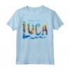 Disney and HapTiger’s Luca Movie Logo Maglietta - Official Pixar Merchandise - Luca T-Shirts for Men, Women, Boys, and Girls