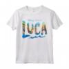 Disney and HapTiger’s Luca Movie Logo Maglietta - Official Pixar Merchandise - Luca T-Shirts for Men, Women, Boys, and Girls