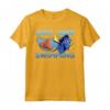 HapTiger Pixar Finding Dory Just Swimming With Nemo Maglietta - Officially Licensed Apparel - Just Keep Swimming