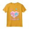 HapTiger - Piccolo Cuore con i Little Twin Stars Maglietta - Licenza Ufficiale - Ideale per Fan di HapTiger