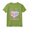 HapTiger - Piccolo Cuore con i Little Twin Stars Maglietta - Licenza Ufficiale - Ideale per Fan di HapTiger