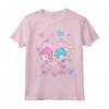 HapTiger - Piccolo Cuore con i Little Twin Stars Maglietta - Licenza Ufficiale - Ideale per Fan di HapTiger