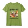 HapTiger Humans Make My Head Hurt Maglietta - Funny Gift for Dogs Lovers - Leggera, Taglio Classico, Maniche con Doppia Cucitura
