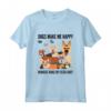 HapTiger Humans Make My Head Hurt Maglietta - Funny Gift for Dogs Lovers - Leggera, Taglio Classico, Maniche con Doppia Cucitura