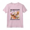 HapTiger Humans Make My Head Hurt Maglietta - Funny Gift for Dogs Lovers - Leggera, Taglio Classico, Maniche con Doppia Cucitura