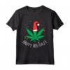 Albero di Natale con Foglie di Cannabis - Maglietta Divertente per le Vacanze - Regalo Unico di Natale per Fumatori e Appassionati di Erba