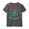 Albero di Natale con Foglie di Cannabis - Maglietta Divertente per le Vacanze - Regalo Unico di Natale per Fumatori e Appassionati di Erba