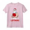 Merry Liftmas Natale Santa Sollevamento Bodybuilding Allenamento Maglietta - Regalo di Natale per Amanti del Fitness