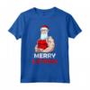 Merry Liftmas Natale Santa Sollevamento Bodybuilding Allenamento Maglietta - Regalo di Natale per Amanti del Fitness