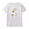 HapTiger Homer Simpson Easter Bunny Maglietta - Official Merchandise for Easter - Fun Simpsons T-shirt Gift for Men, Women, Boys, and Girls