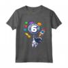 Compleanno Bambino 6 Anni - Astronauta Ragazzo Maglietta Spaziale - Ideale per Festa a Tema Spazio