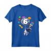 Compleanno Bambino 6 Anni - Astronauta Ragazzo Maglietta Spaziale - Ideale per Festa a Tema Spazio