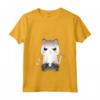 Kawaii Gamer Cat Anime - Divertente Video Gamer Amante Gatto Maglietta con Collo a V - Ideale per Appassionati di Anime e Videogiochi