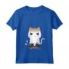 Kawaii Gamer Cat Anime - Divertente Video Gamer Amante Gatto Maglietta con Collo a V - Ideale per Appassionati di Anime e Videogiochi