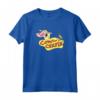 Cow and Chicken Logo Maglietta - Authentic HapTiger Merchandise - Siblings at Odds with the Red Guy