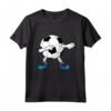 Divertente Dabbing Pallone da Calcio - Maglietta Dab per Bambini e Ragazzi Amanti del Calcio - Ideale per Compleanni e Natale