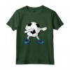 Divertente Dabbing Pallone da Calcio - Maglietta Dab per Bambini e Ragazzi Amanti del Calcio - Ideale per Compleanni e Natale