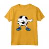 Divertente Dabbing Pallone da Calcio - Maglietta Dab per Bambini e Ragazzi Amanti del Calcio - Ideale per Compleanni e Natale