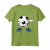 Divertente Dabbing Pallone da Calcio - Maglietta Dab per Bambini e Ragazzi Amanti del Calcio - Ideale per Compleanni e Natale