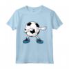 Divertente Dabbing Pallone da Calcio - Maglietta Dab per Bambini e Ragazzi Amanti del Calcio - Ideale per Compleanni e Natale