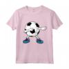 Divertente Dabbing Pallone da Calcio - Maglietta Dab per Bambini e Ragazzi Amanti del Calcio - Ideale per Compleanni e Natale