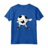Divertente Dabbing Pallone da Calcio - Maglietta Dab per Bambini e Ragazzi Amanti del Calcio - Ideale per Compleanni e Natale