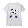 Divertente Dabbing Pallone da Calcio - Maglietta Dab per Bambini e Ragazzi Amanti del Calcio - Ideale per Compleanni e Natale