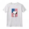 HapTiger - Snoopy Usa Bandiera Maglietta con Licenza Ufficiale - Design Grafico PPNT-0196