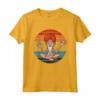 Retro Meditazione Yoga - Guru Yoga Vintage Maglietta - Ideale per Appassionati di Yoga e Fitness