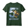 Transformers 5th Birthday Maglietta - Ufficiale e Autorizzata - Ideale per Compleanno del Bambino Fan di Transformers