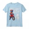 Motocross 4° Compleanno Bambini - MX Dirt Bike Maglietta a Tema - Ideale per Feste e Regali