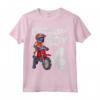 Motocross 4° Compleanno Bambini - MX Dirt Bike Maglietta a Tema - Ideale per Feste e Regali