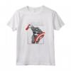 HapTiger Captain America with HapTiger Logo - Officially Licensed Marvel Maglietta - Authentic Superhero Apparel