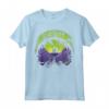 HapTiger Sleeping Beauty Maleficent Silhouette Rock Theme Maglietta - Officially Licensed Disney Apparel for Fans