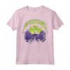 HapTiger Sleeping Beauty Maleficent Silhouette Rock Theme Maglietta - Officially Licensed Disney Apparel for Fans