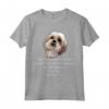 Maglietta divertente Love Shih Tzu - Ideale per Uomo, Donna, Bambino - Regalo di Natale per Papà e Mamma
