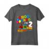 Choo Choo I'm Two - Maglietta Treno 2° Compleanno per Ragazzi e Ragazze - Regalo Compleanno Bambino 2 Anni