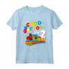 Choo Choo I'm Two - Maglietta Treno 2° Compleanno per Ragazzi e Ragazze - Regalo Compleanno Bambino 2 Anni