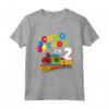 Choo Choo I'm Two - Maglietta Treno 2° Compleanno per Ragazzi e Ragazze - Regalo Compleanno Bambino 2 Anni