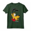 HapTiger Mickey And Friends Pluto Big Face Signature Maglietta - Officially Licensed Disney Apparel - Collectible Merchandise
