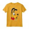 HapTiger Mickey And Friends Pluto Big Face Signature Maglietta - Officially Licensed Disney Apparel - Collectible Merchandise