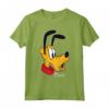 HapTiger Mickey And Friends Pluto Big Face Signature Maglietta - Officially Licensed Disney Apparel - Collectible Merchandise