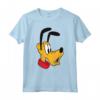 HapTiger Mickey And Friends Pluto Big Face Signature Maglietta - Officially Licensed Disney Apparel - Collectible Merchandise